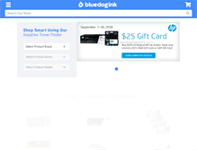 Tablet Screenshot of bluedogink.com